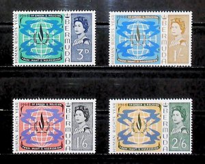 1968 British Colony Bermuda Human Rights Year MH* Full Set A23P19F12315-