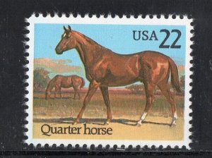 2155 * HORSES ~ QUARTER HORSE * US POSTAGE STAMP MNH