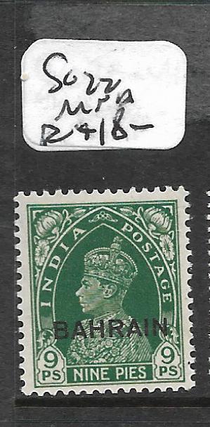 BAHRAIN (P0310BB) KGVI 9P  SG 22    MNH