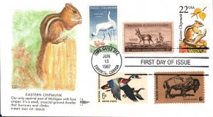 #2297 Eastern Chipmunk Combo Gillcraft FDC