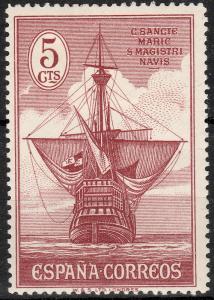SPAIN - 1930 Ed.534/Mi.505 5c rose-lilac - MOGH*