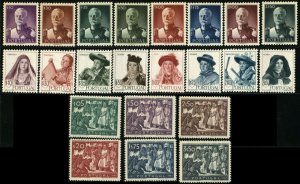 Republic PORTUGAL #650-657 #675-682 #683-688 Postage Stamp Collection MNH MLH OG