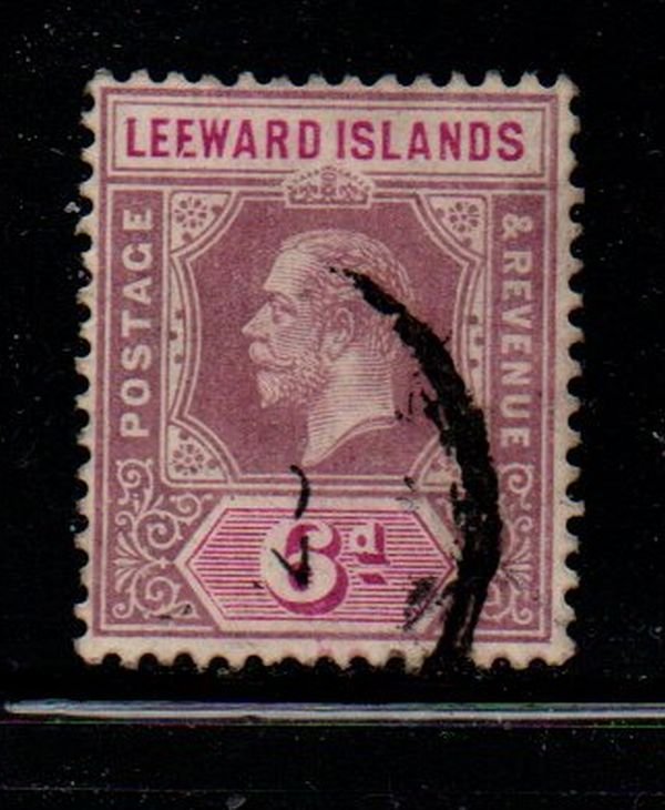 Leeward Islands Sc 53 1912 6d G V stamp used