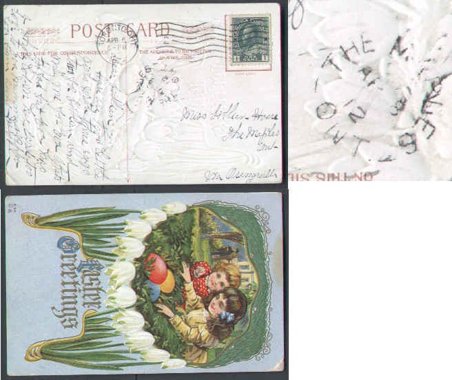 Canada-cover #6207-1c p/c-Dufferin-The Maples-Ap 8 1912 [ new late date ? ]