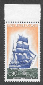 France Scott 1343 MNHOG - 1972 Newfoundlander Côte d'Emeraude - SCV $0.75