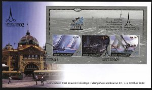 New Zealand 2002 America’s Cup Stampshow Melbourne 02