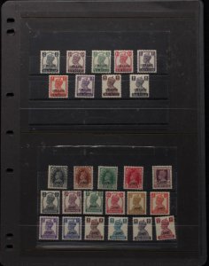 INDIA : 1929-52 Mint collection KGV & KGVI plus states SG cat £1650++.