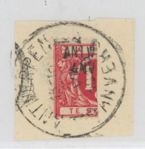 Belgium #J13 var Used Single (Precancel)