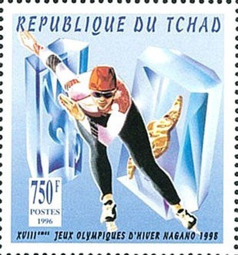 Chad 1996 Perf. Olympic Games Winter / Nagano 98 Full N° 1413 - 1416 / BL.SS 264