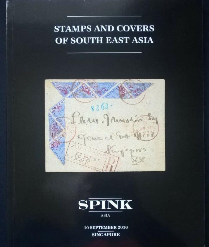 Auction catalogue Stamps Covers South East Asia Straits Settlements Malaya etc.