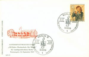 RK16-0027 GERMANY -BERLIN 9N280  FDC BIN $2.50