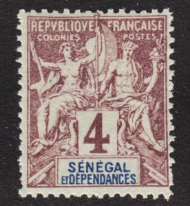 Senegal Scott 37 F to VF mint OG VLH.