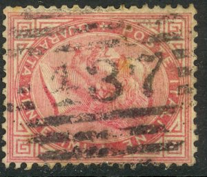 ITALY 1863-77 40c Victor Emmanuel II Sc 31 Number Cancel 437 PADOVA VFU