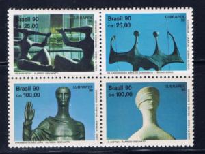 Brazil 2285a NH 1990 block of 4