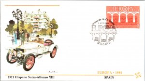 Spain, Europa, Automobiles, Worldwide First Day Cover