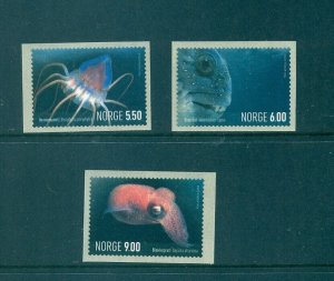 Norway - Sc# 1389-91. 2004 Marine Life. MNH $6.35.