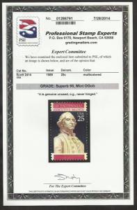 # 2414 MINT NEVER HINGED CONSTITUTION BICENTENIAL     P.S...