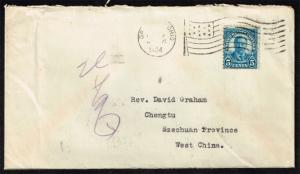 US #637 - Cover to China