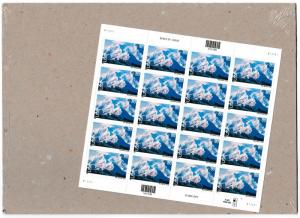 US C137 Airmail Mount McKinley 80c sheet (sealed) MNH 2001