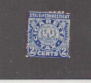 State Revenues: Connecticut cigarette decal Cut to Shape