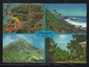 PITCAIRN ISLANDS (PP0308B)  PPC WITH 15C BIRD SENT TO  USA