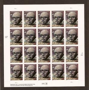 #3870 R Buckminster Fuller Full Mint Sheet NH