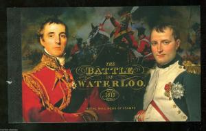 GREAT BRITAIN 2015 BATTLE OF WATERLOO  CPL PRESTIGE BOOKLET   MINT NEVER HINGED