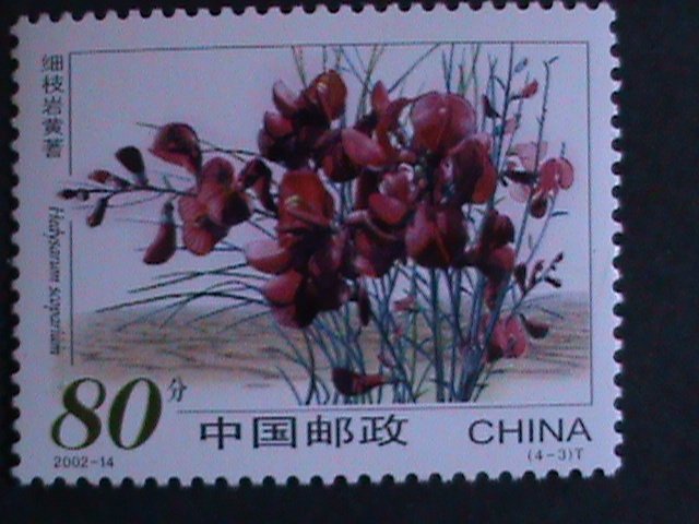 ​CHINA-2002 SC#3214  LOVELY DESERT FLOWERS - MNH COMPLETE SET VERY FINE