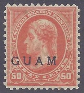 Guam scott #11 Mint hinged VF