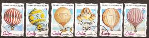 Cuba - 1983 - Set Hot Air Balloons - CTO - N0719