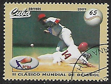 Cuba # 4929 - Baseball - Runner - unused / CTO....{Z6}