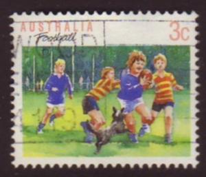 Australia 1989 Sc#1108, SG#1171 3c Football, Sports Series 1 USED.