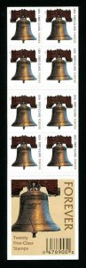 Scott 4126e  2009  Liberty Bell  Forever Double Sided Booklet of 20