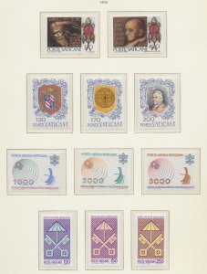 VATICAN - Scott 630-637 & C63-C65 - MNH - 1978