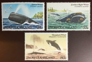 Norfolk Island 1982 Whales MNH