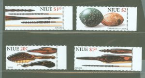 Niue #721-724  Single (Complete Set)