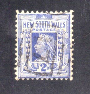 NEW SOUTH WALES SC #99  USED  2p  1897