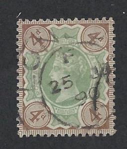 GREAT BRITAIN SC# 116 FVF/U 1887