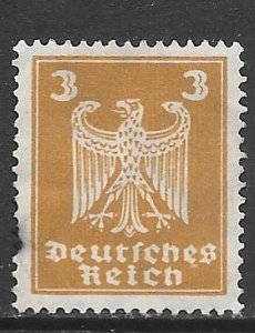 Germany 330: 3pf German Eagle, used, F-VF