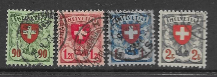 Switzerland 200-3 used sets cpl f-vf, see desc. 2019 CV $31.00