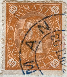 AlexStamps ROMANIA #107 FVF Used