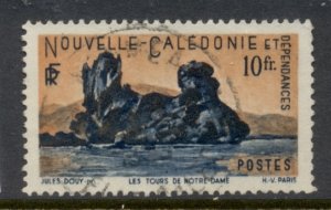 New Caledonia 1948 Pictorial Towers of Notre Dame 10f FU