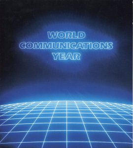 World Communications Year Aerogramme ORCOEXPO Jan 7 1983 Autographed Program