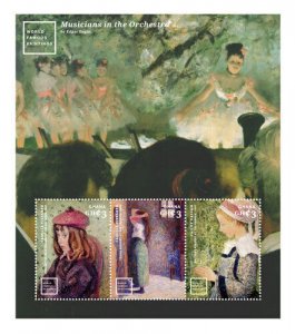 Ghana 2014 - Famous Paintings - Camille Pissarro - Sheet of 3 stamps - 2796- MNH 