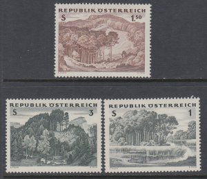 Austria 685-687 MNH VF