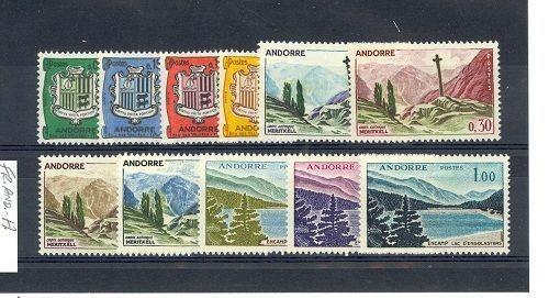 Andorra-French Scott 143-153     [ID#426648]