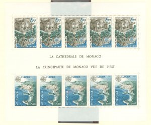 Monaco #1114a Mint (NH) Souvenir Sheet (Europa)