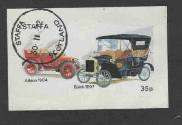 STAFFA 1972 AUTOMOBILE MINT VF NH O.G CTO S/S (ST4)