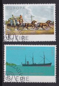 Ireland   #463-464  cancelled  1979 Europa postal history  long car  steamer