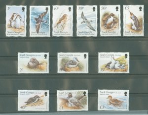 South Georgia #236-247 Mint (NH) Single (Complete Set) (Fauna)